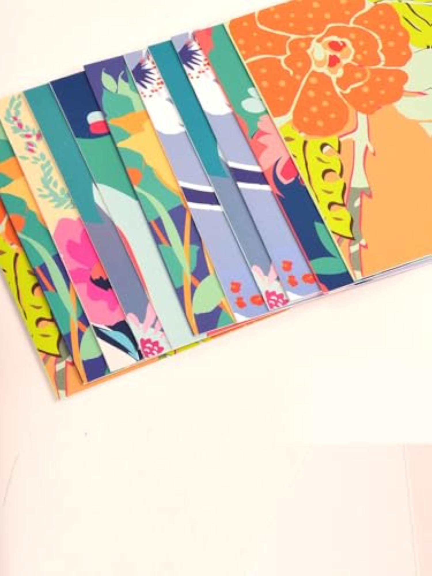 Set of 12 Blank Notecards with Colored Envelopes